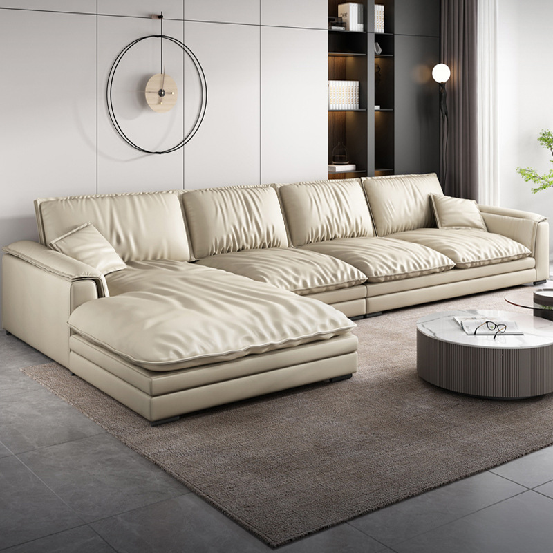 意式輕奢科技布藝羽絨沙發(fā) 2352元/套