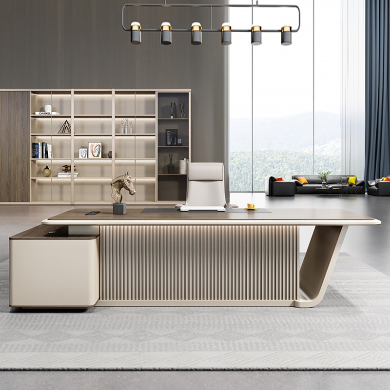 辦公家具 簡約現(xiàn)代主管桌大班臺(tái)總裁經(jīng)理桌老板