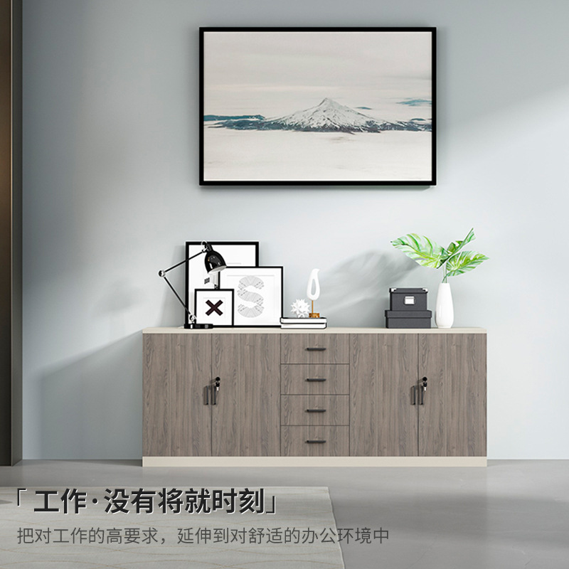 辦公家具 辦公柜員工落地文件柜組合資料柜儲物移動矮柜