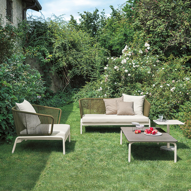 戶外家具 現(xiàn)代簡約室外花園藤編家具休閑庭院藤椅沙發(fā)