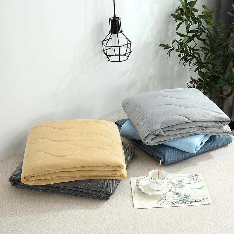 家居家紡 涼感夏涼被空調(diào)被 夏季冰絲可水洗被芯薄被子