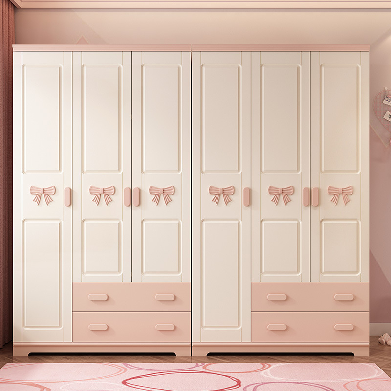 兒童家具 現(xiàn)代簡(jiǎn)約兒童衣柜臥室家用小戶型推拉門