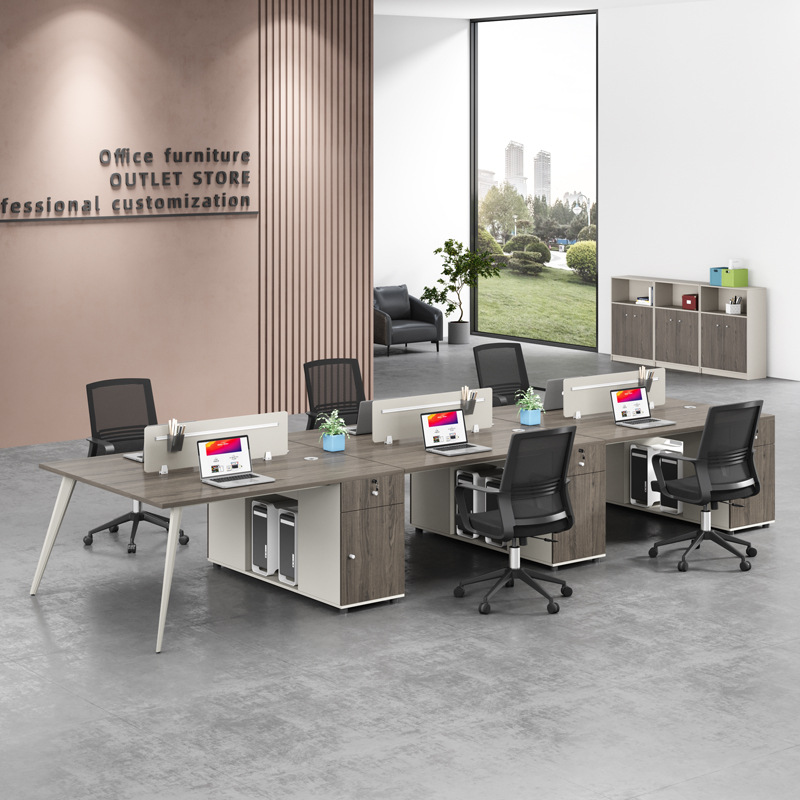 辦公家具 職員辦公桌椅組合屏風(fēng)隔斷員工辦公桌電腦桌