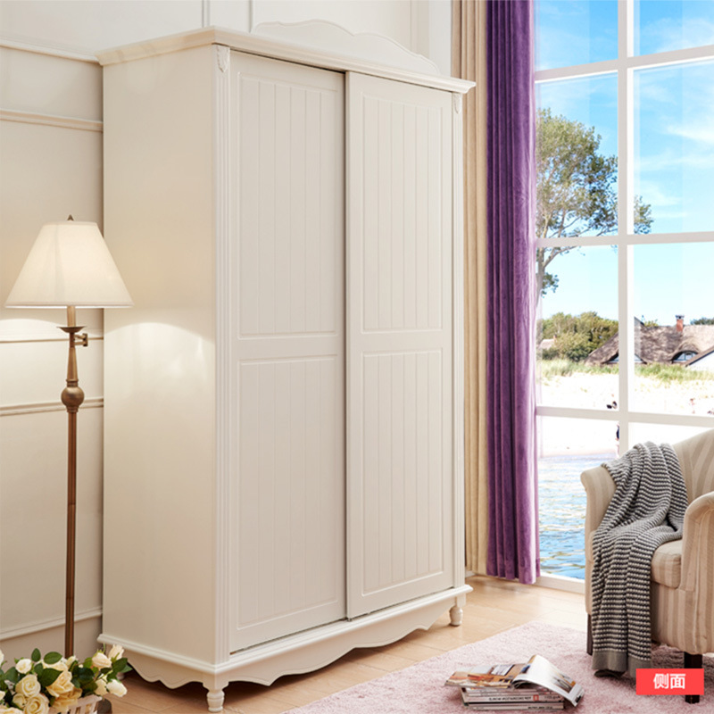 兒童家具 臥室衣柜家用 平開(kāi)門(mén)衣柜簡(jiǎn)易 多功能儲(chǔ)物兩門(mén)衣柜