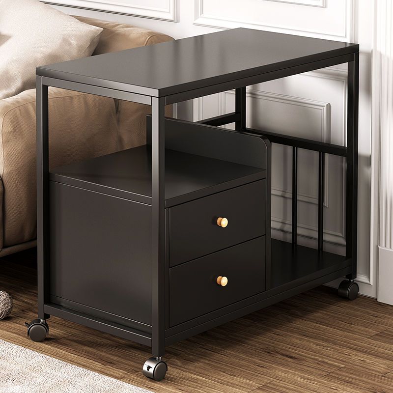 辦公家具 茶水柜帶輪可移動(dòng)小型邊幾小桌子茶幾茶臺(tái)邊柜