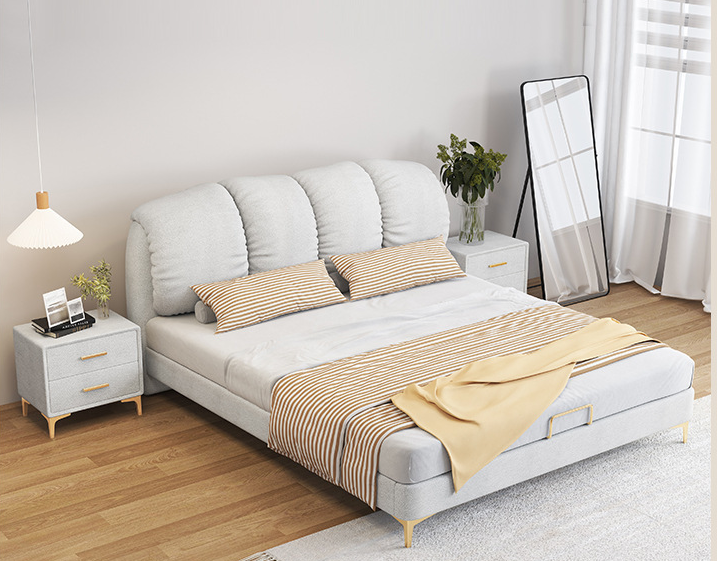 現(xiàn)代簡約布藝軟床推薦 云朵科技布藝軟床