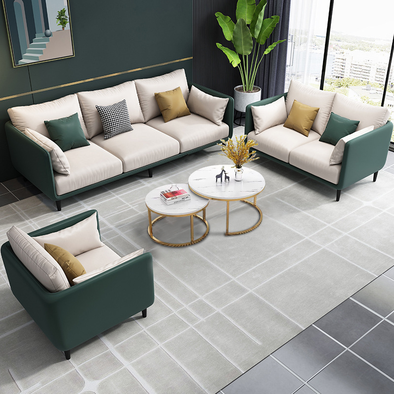 北歐家具 科技布沙發(fā) 簡約現(xiàn)代布藝沙發(fā)