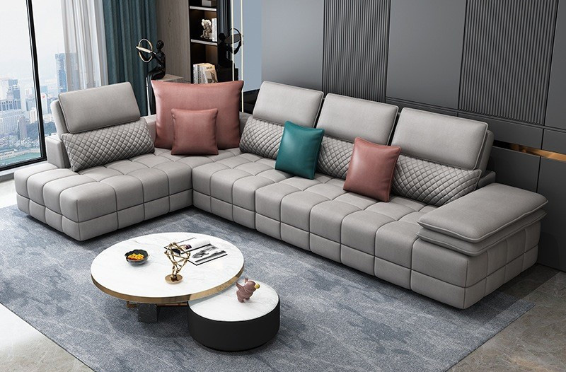 簡約家具 客廳整裝布藝沙發(fā)  大氣款科技布