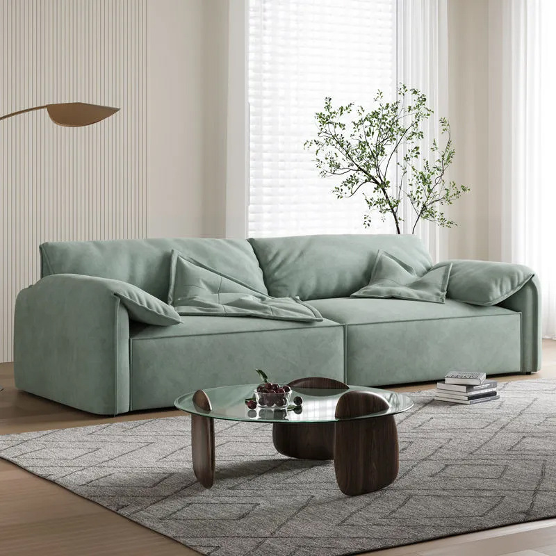 簡(jiǎn)約家具 baxter象耳朵科技布 極簡(jiǎn)意式小戶型網(wǎng)紅懶人布藝沙發(fā)