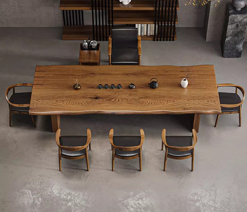 茶桌茶臺(tái) 新中式茶臺(tái)實(shí)木大阪功夫茶桌