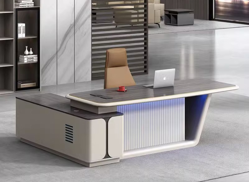 辦公家具 烤漆大班臺(tái)辦公家具 簡(jiǎn)約現(xiàn)代總裁經(jīng)理主管桌
