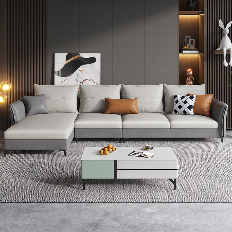 簡約家具 布藝沙發(fā) 現(xiàn)代簡約科技布沙發(fā)