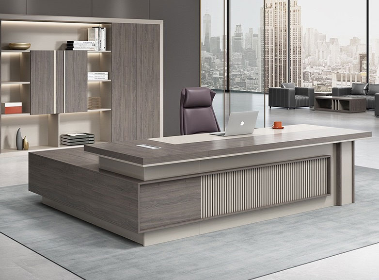 板式總裁桌：探索簡(jiǎn)約輕奢，尊享大氣之風(fēng)