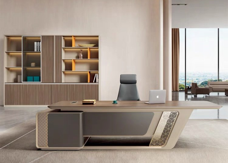 輕奢時(shí)尚，環(huán)保尊享——現(xiàn)代輕奢大班臺(tái)老板桌