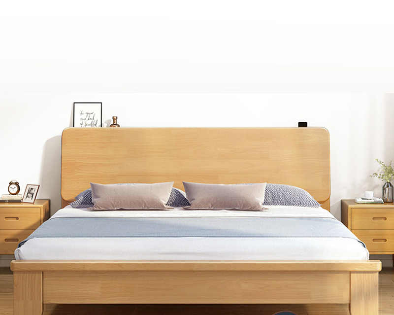 簡(jiǎn)約不簡(jiǎn)單，橡膠木雙人床，舒適與經(jīng)濟(jì)并存