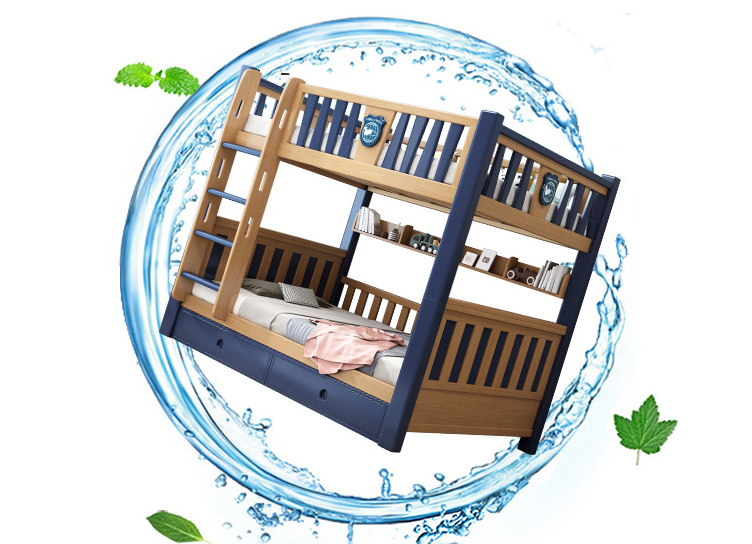 實(shí)木雙趣夢(mèng)，美式親子床