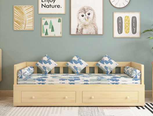 【空間魔法師】實(shí)木折疊沙發(fā)床，小戶(hù)型的大智慧！