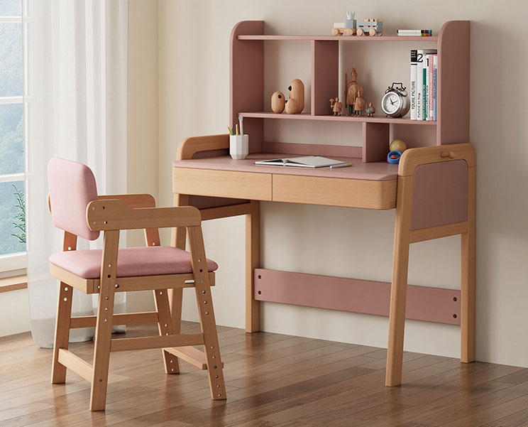 實(shí)木兒童成長(zhǎng)課桌椅，陪伴學(xué)習(xí)每一步