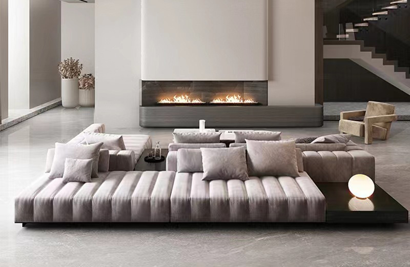 時(shí)尚與舒適的完美融合——意大利創(chuàng)意雙面坐布藝沙發(fā)