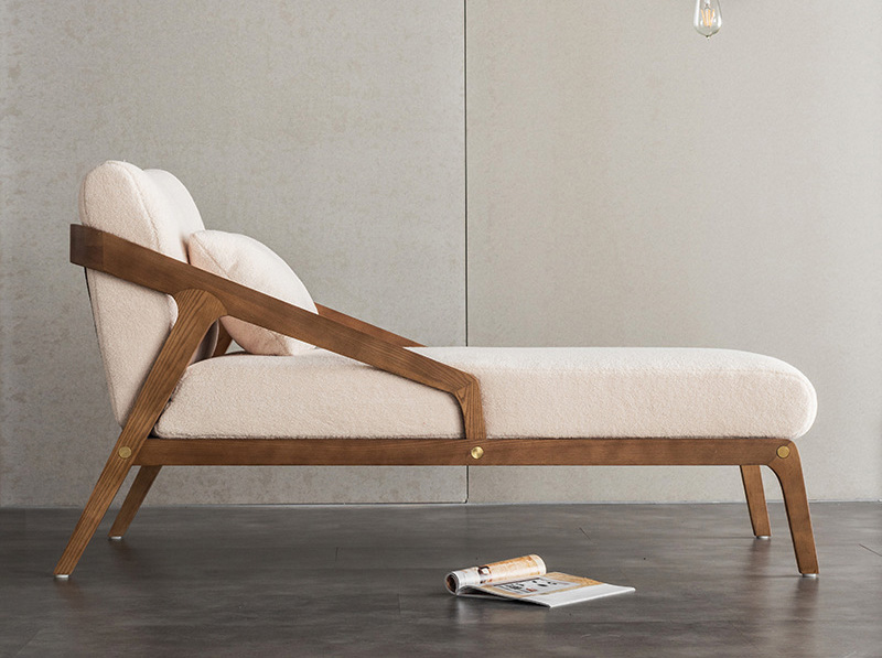 北歐懶人沙發(fā) 貴妃椅靠背沙發(fā)床 陽臺午休閑沙發(fā)椅網(wǎng)紅戶外躺椅