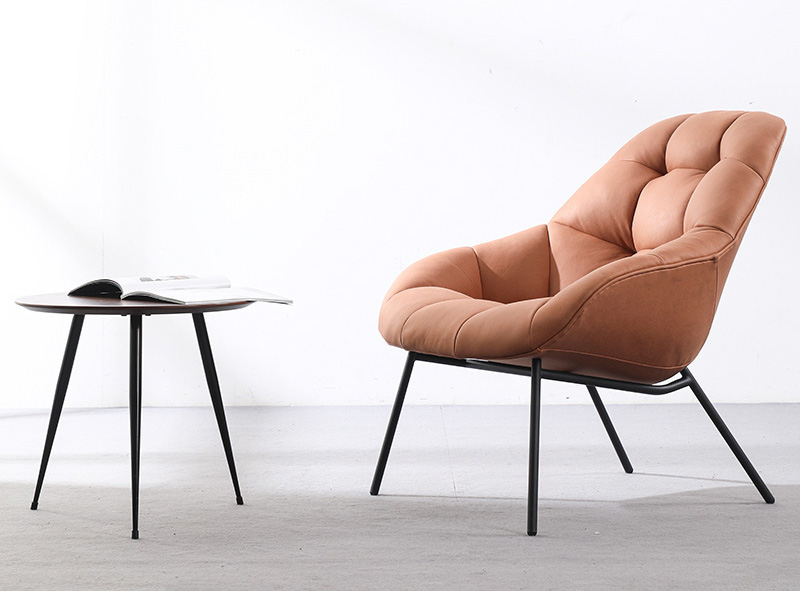 北歐輕奢懶人沙發(fā) 布藝椅子現(xiàn)代簡約客廳休閑芒果椅