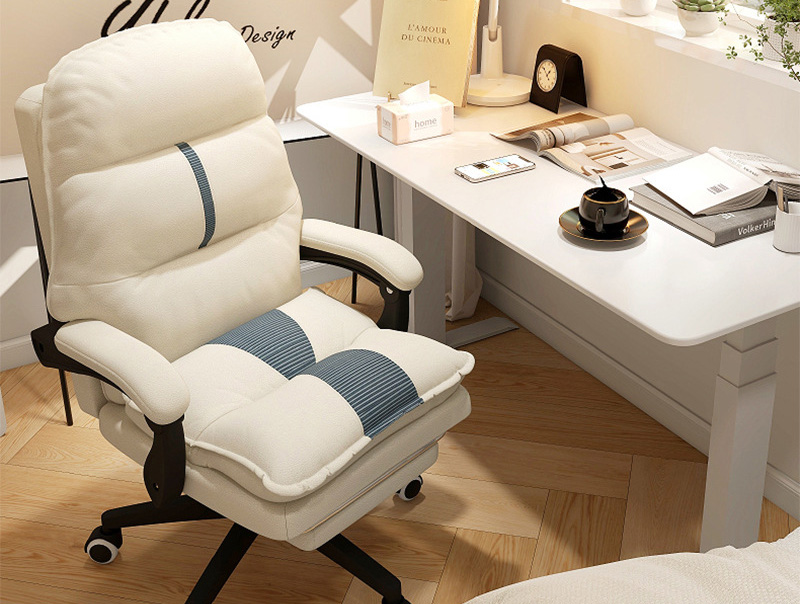 電腦椅 書桌升降轉(zhuǎn)椅 家用舒適久坐書房靠背椅子 辦公椅可躺沙發(fā)座椅