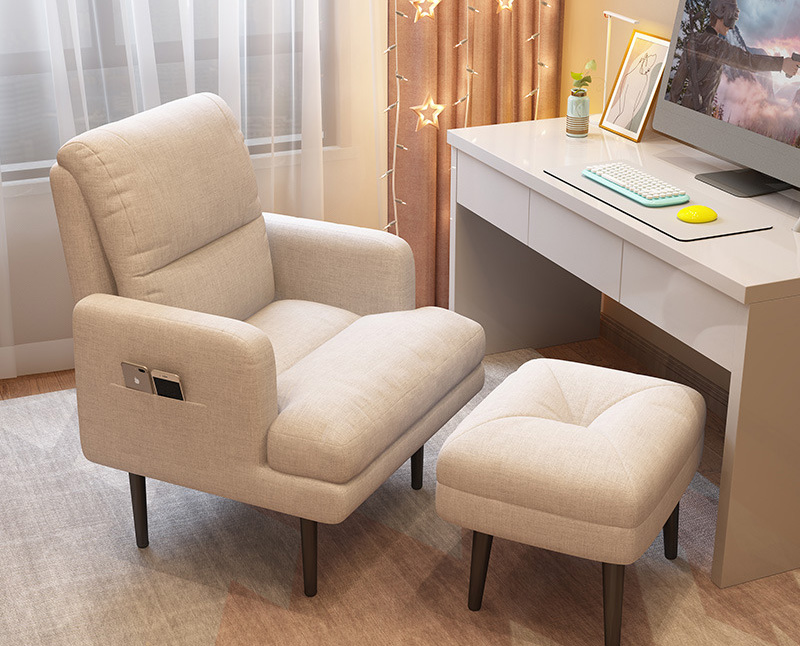 電腦椅 家用臥室沙發(fā)椅 舒適久坐休閑椅 可躺午睡靠背椅人體工學(xué)椅子