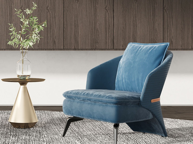 孔雀椅懶人沙發(fā) 意式極簡沙發(fā)椅 輕奢現(xiàn)代簡約單人沙發(fā)