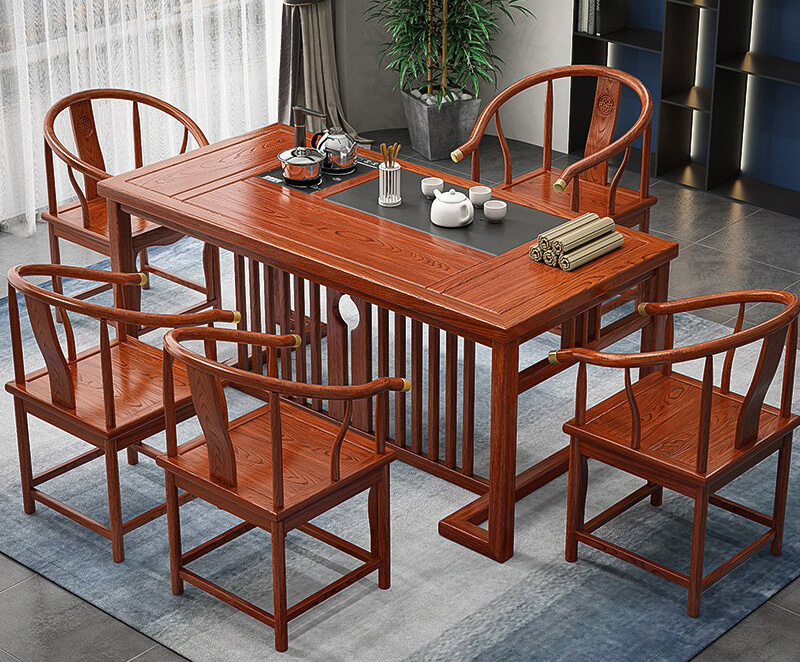 實木茶桌 功夫茶桌椅組合陽臺茶臺桌客廳茶幾桌現(xiàn)代簡約茶藝桌